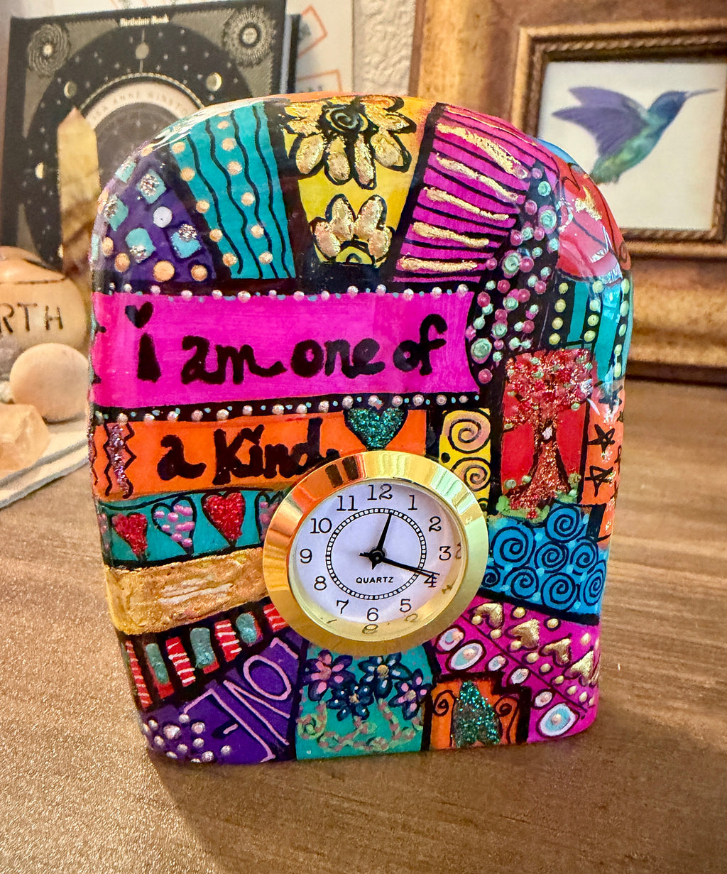 Desk Clock: I Am One of a Kind/I Am Unlimited