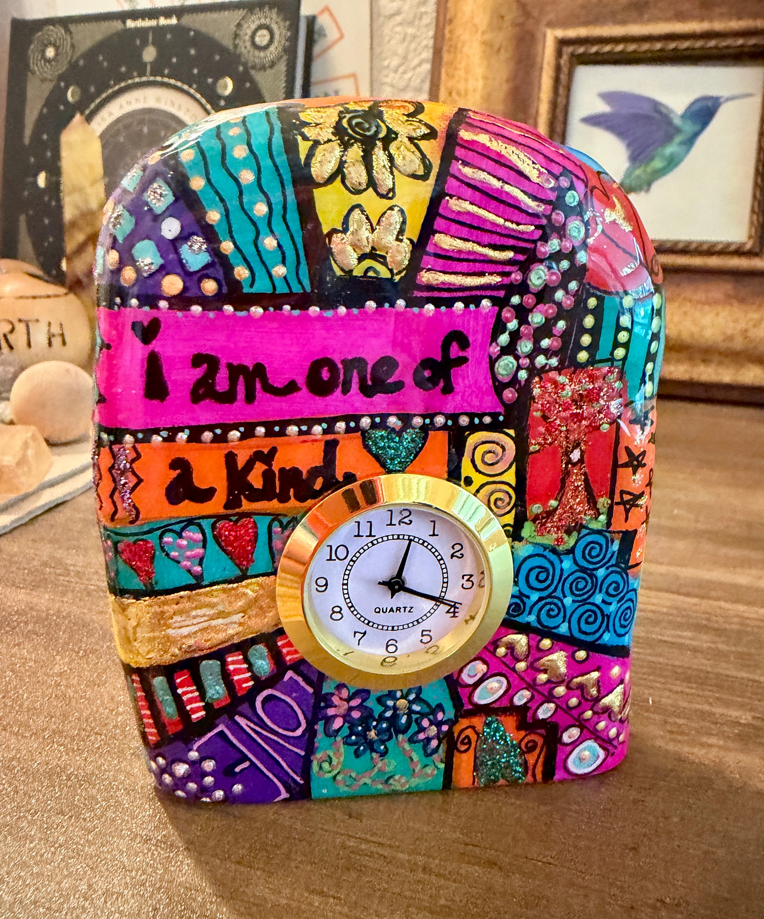 Desk Clock: I Am One of a Kind/I Am Unlimited