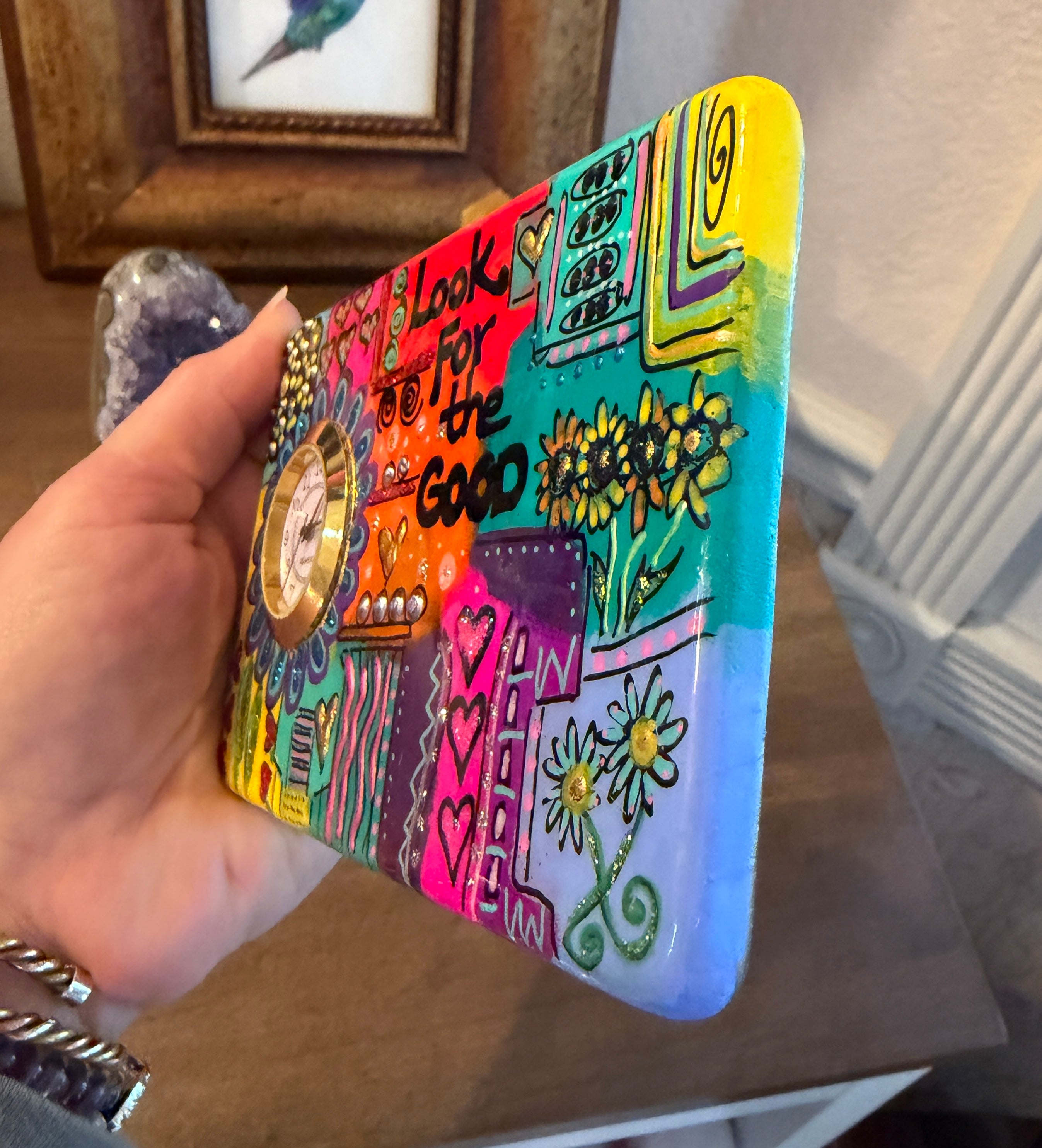 Marble Clock: Look for the Good