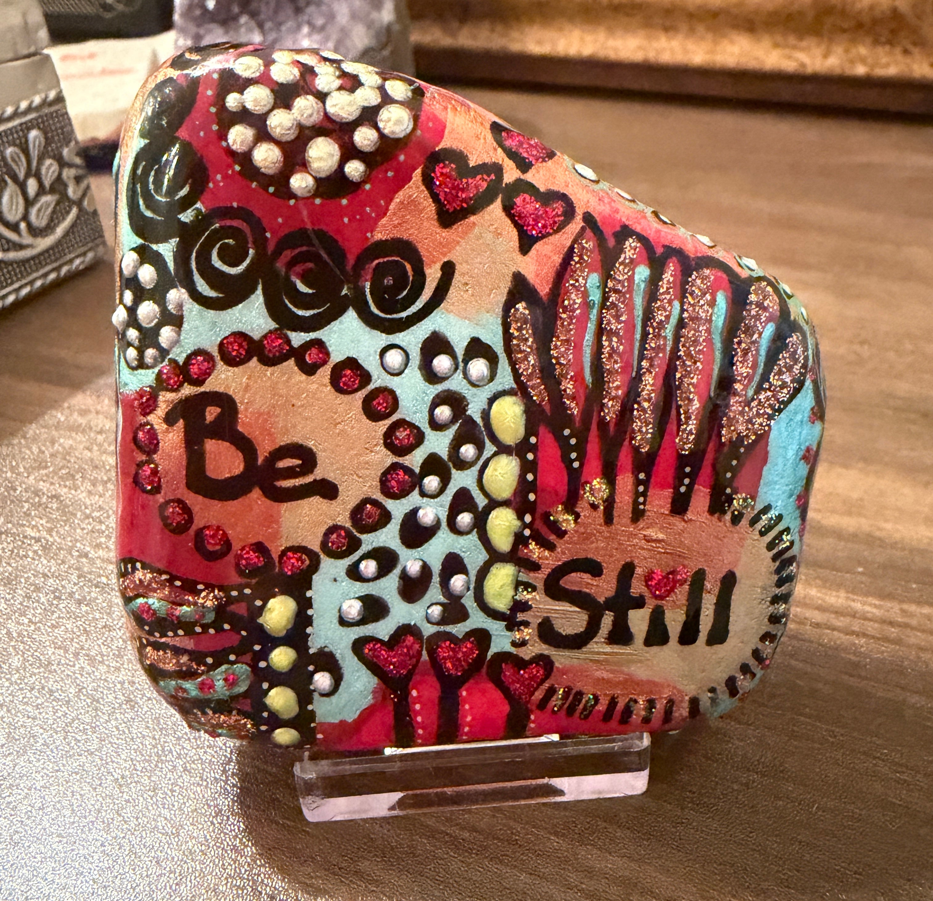 Desk Stone: Be Still