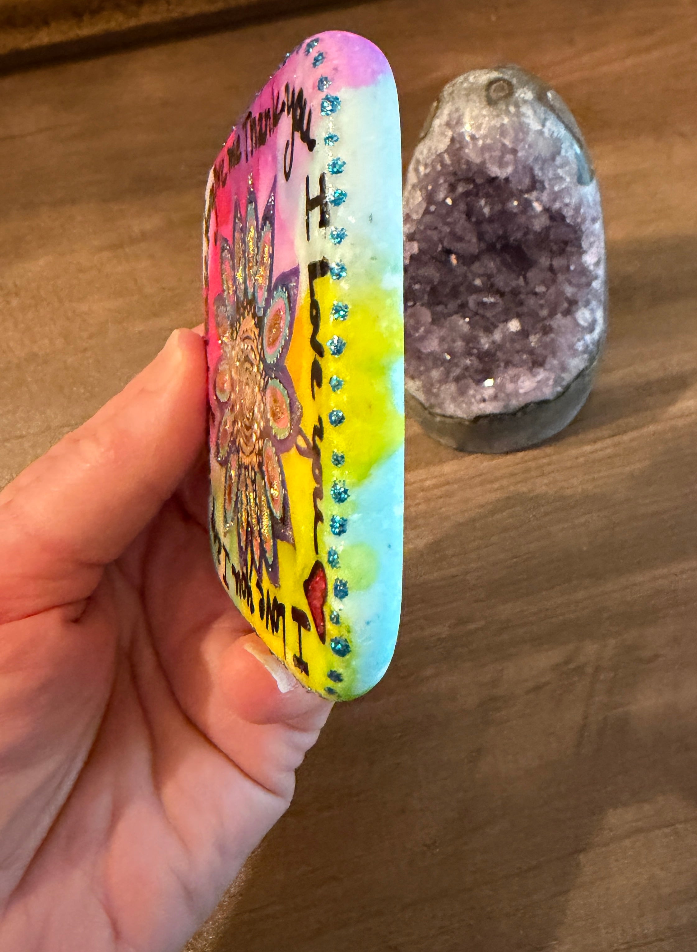 Desk Stone: Ho'oponopono (I Love You I'm Sorry Please Forgive me Thank you)
