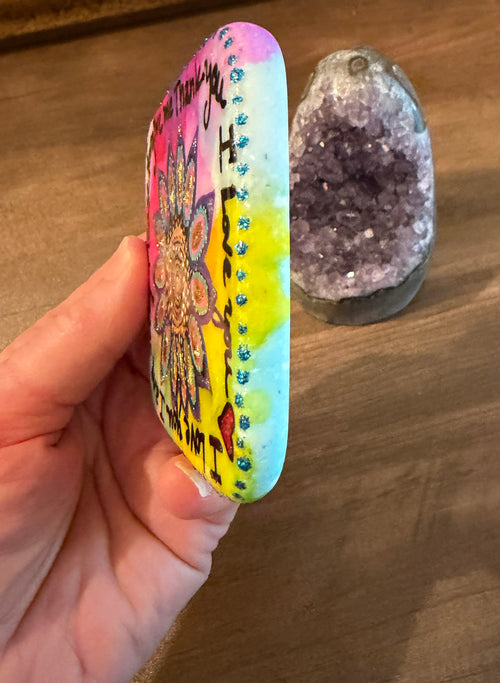 Desk Stone: Ho'oponopono (I Love You I'm Sorry Please Forgive me Thank you)
