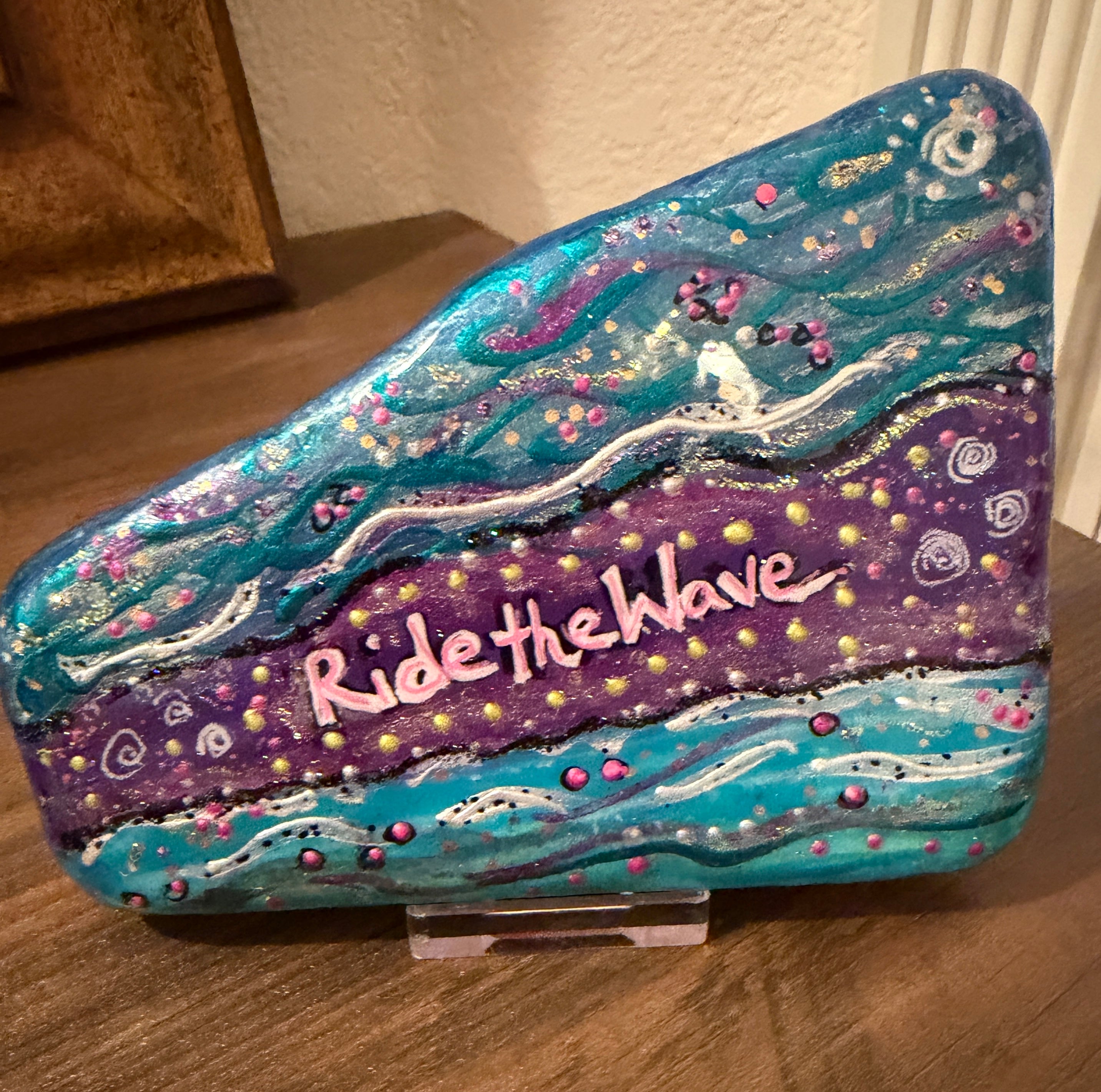 Desk Stone: Ride the Wave