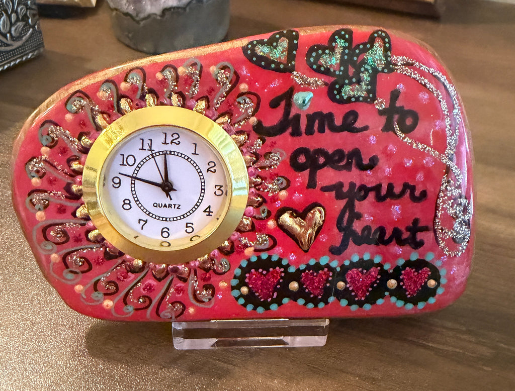 Greek Marble Clock: Time to Open Your Heart