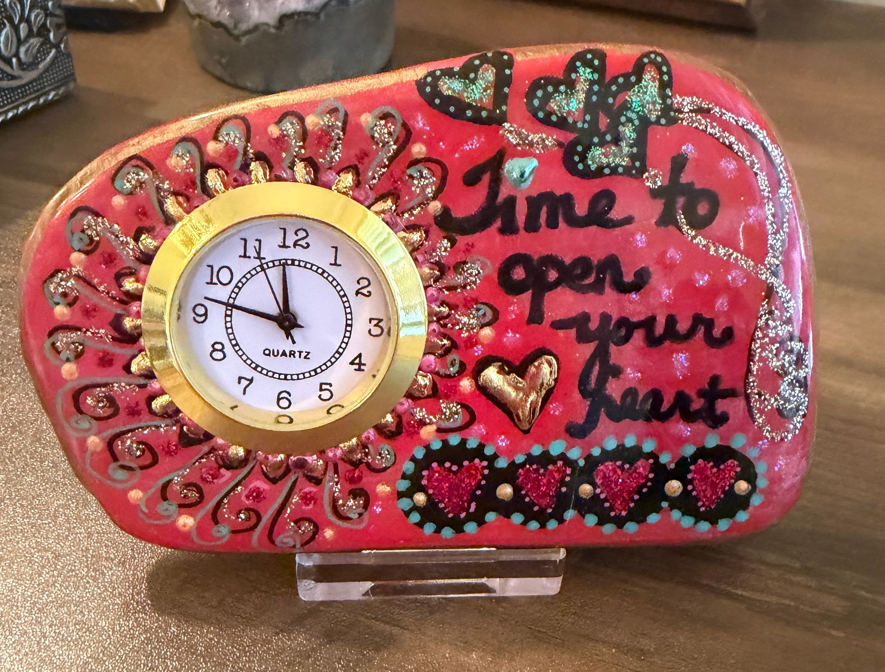 Greek Marble Clock: Time to Open Your Heart