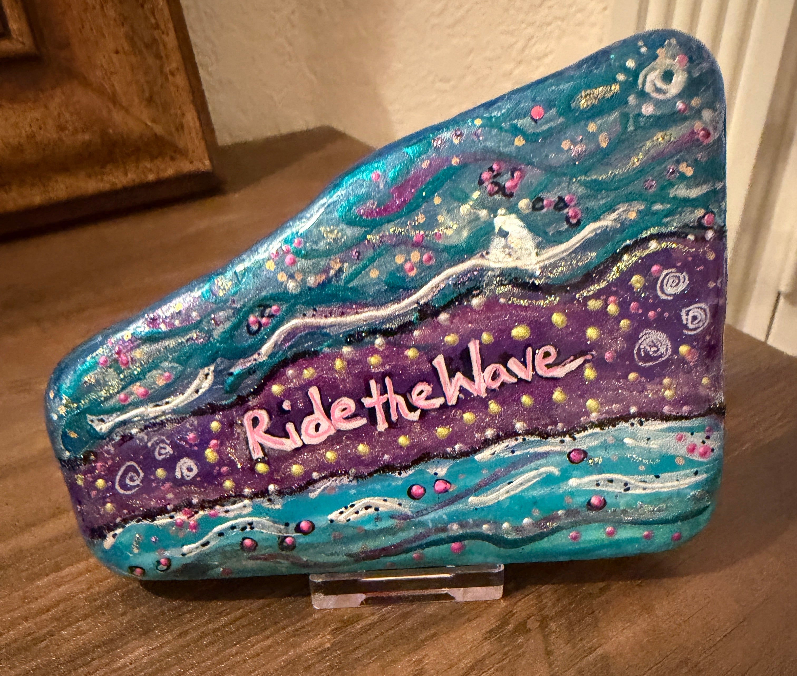 Desk Stone: Ride the Wave