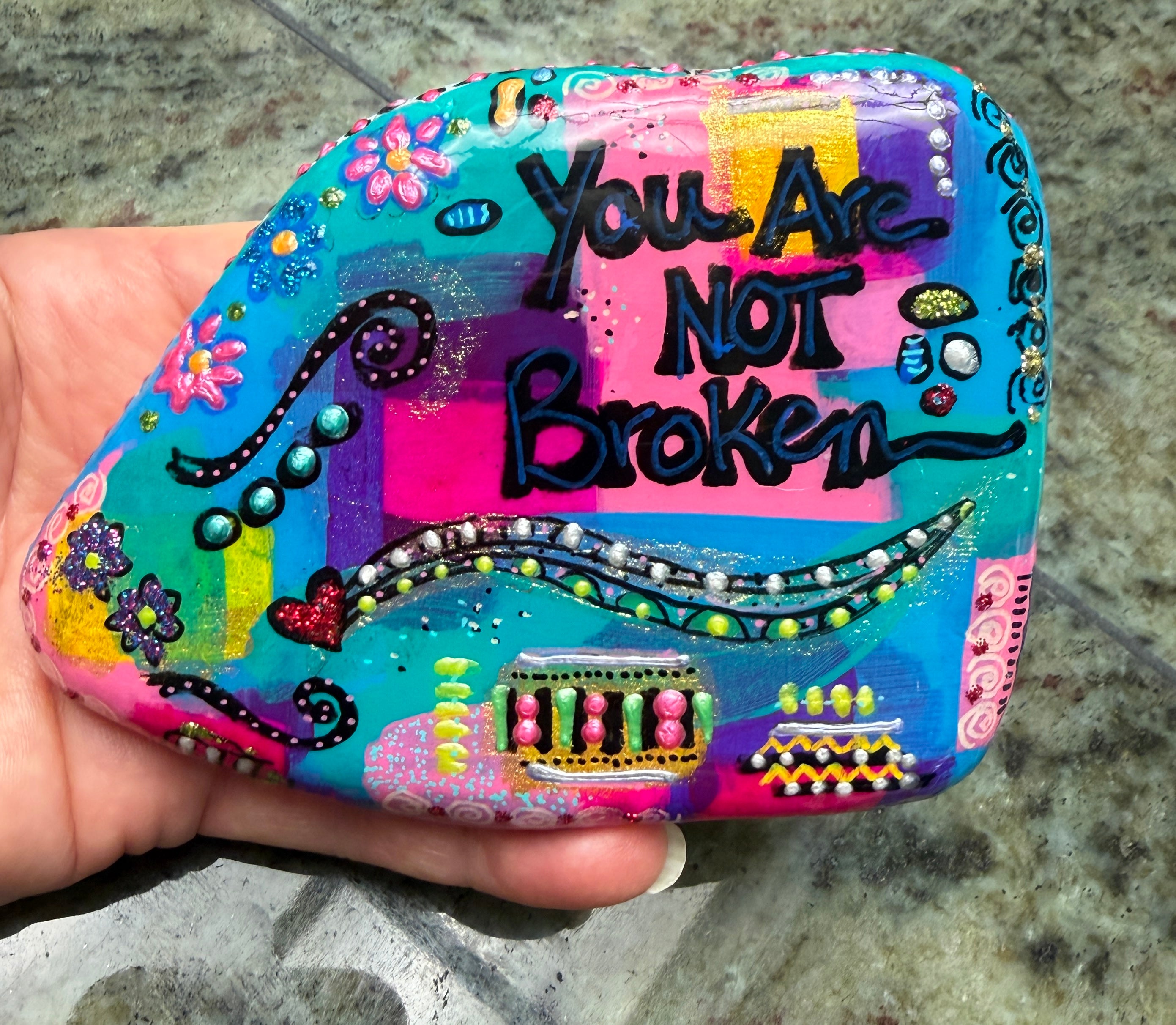 Desk Stone: You Are Not Broken