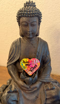 Greek Marble Magnet: Raise Your Vibes