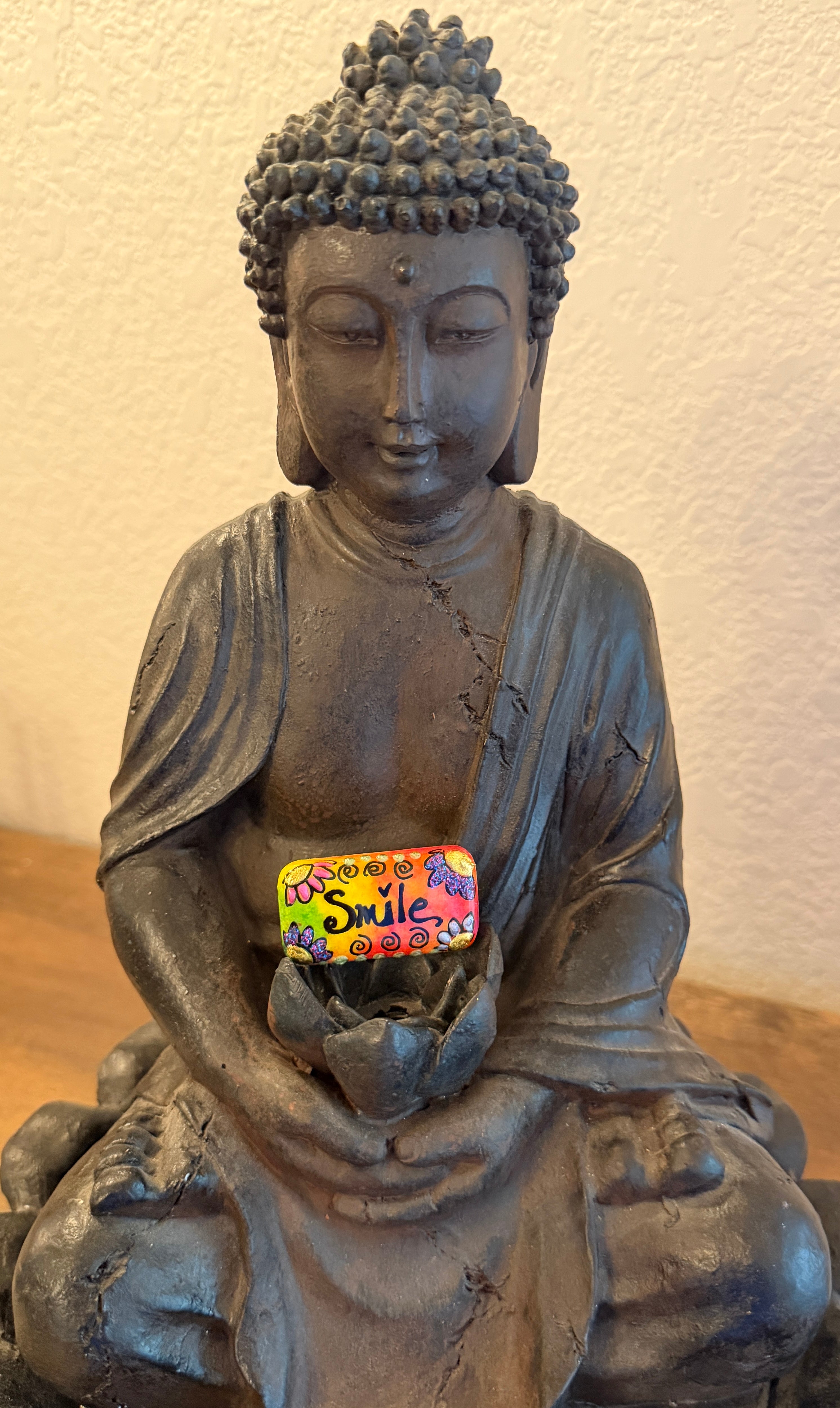 Greek Marble Magnet: Smile