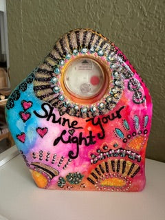 Marble Desk Clock: Be Bold Be You