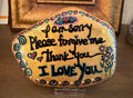 Desk Stone: I Am Sorry Please Forgive Me Thank You I Love You