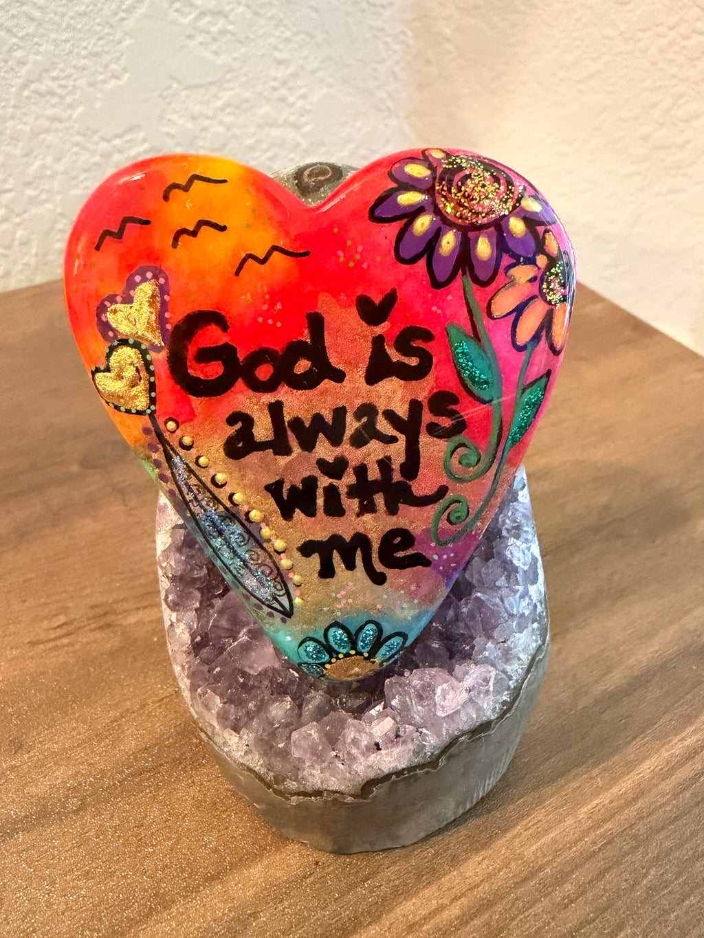 Desk Stone: God is Always With Me