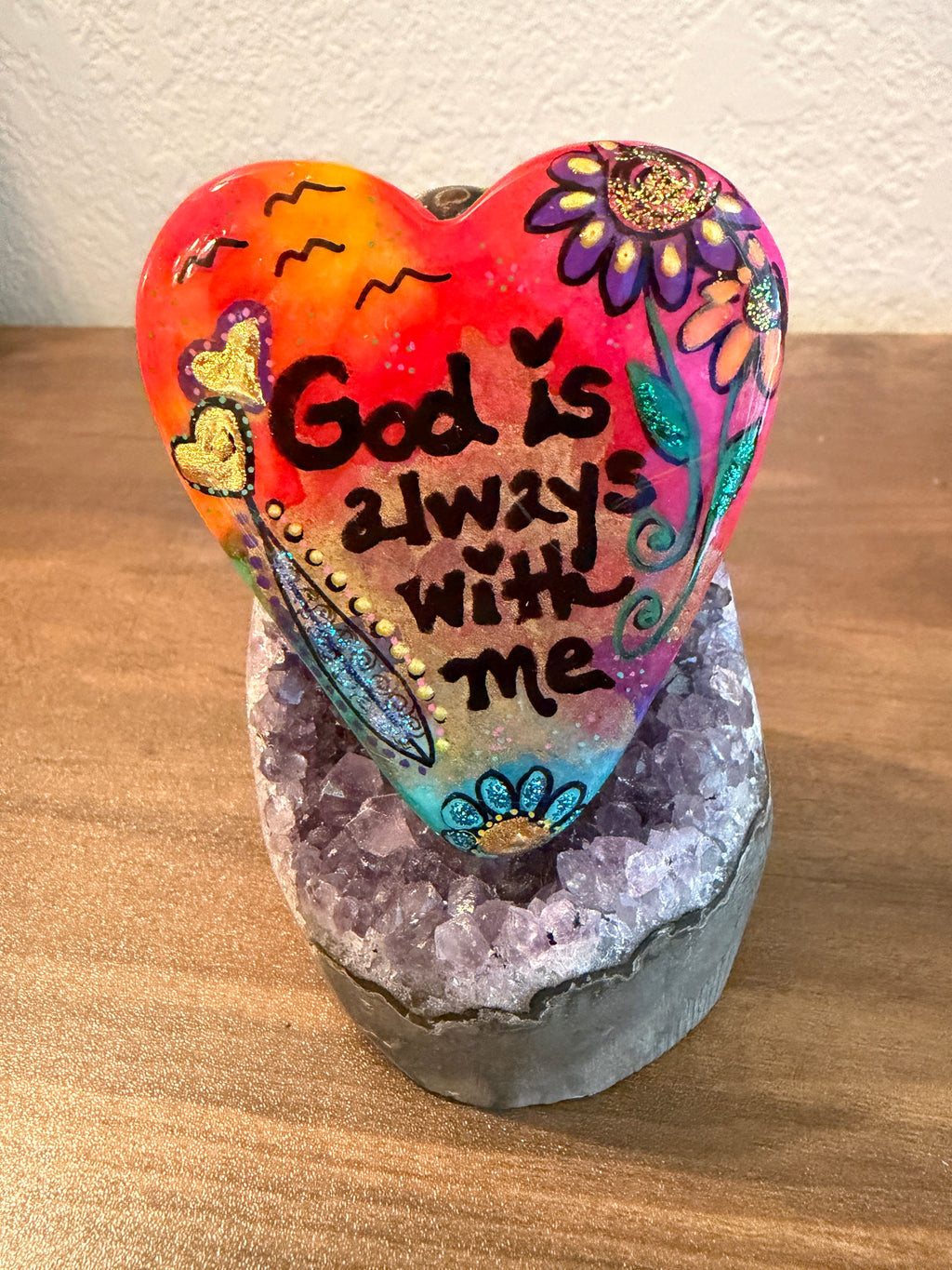 Desk Stone: God is Always With Me