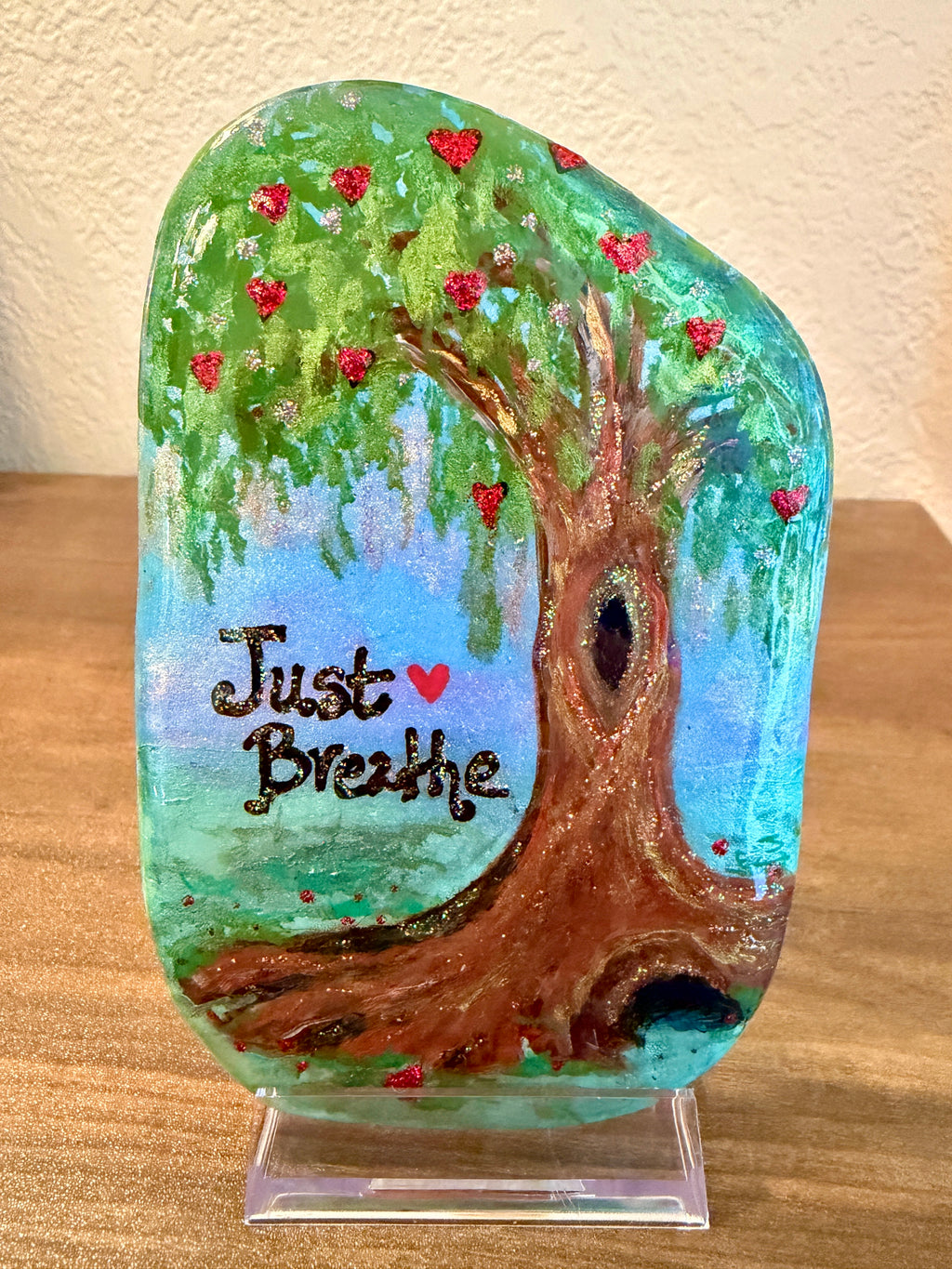 Desk Stone: Just Breathe