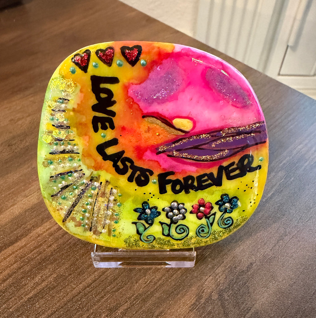 Desk Stone: Love Lasts Forever