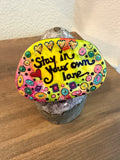 Desk Stone: Stay in Your Own Lane