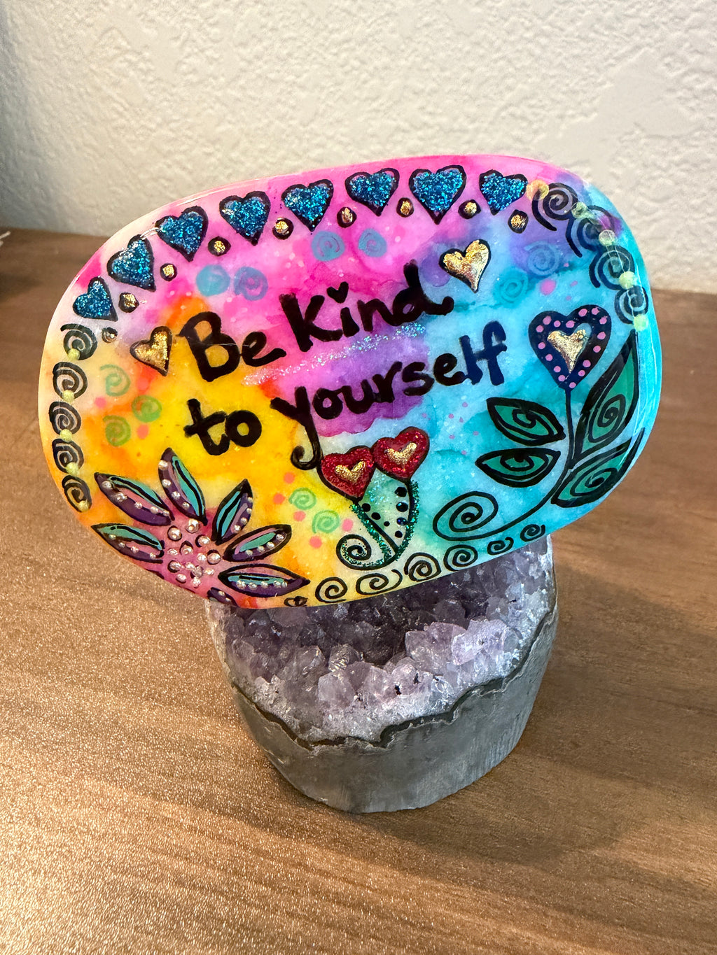 Desk Stone: Be Kind to Yourself