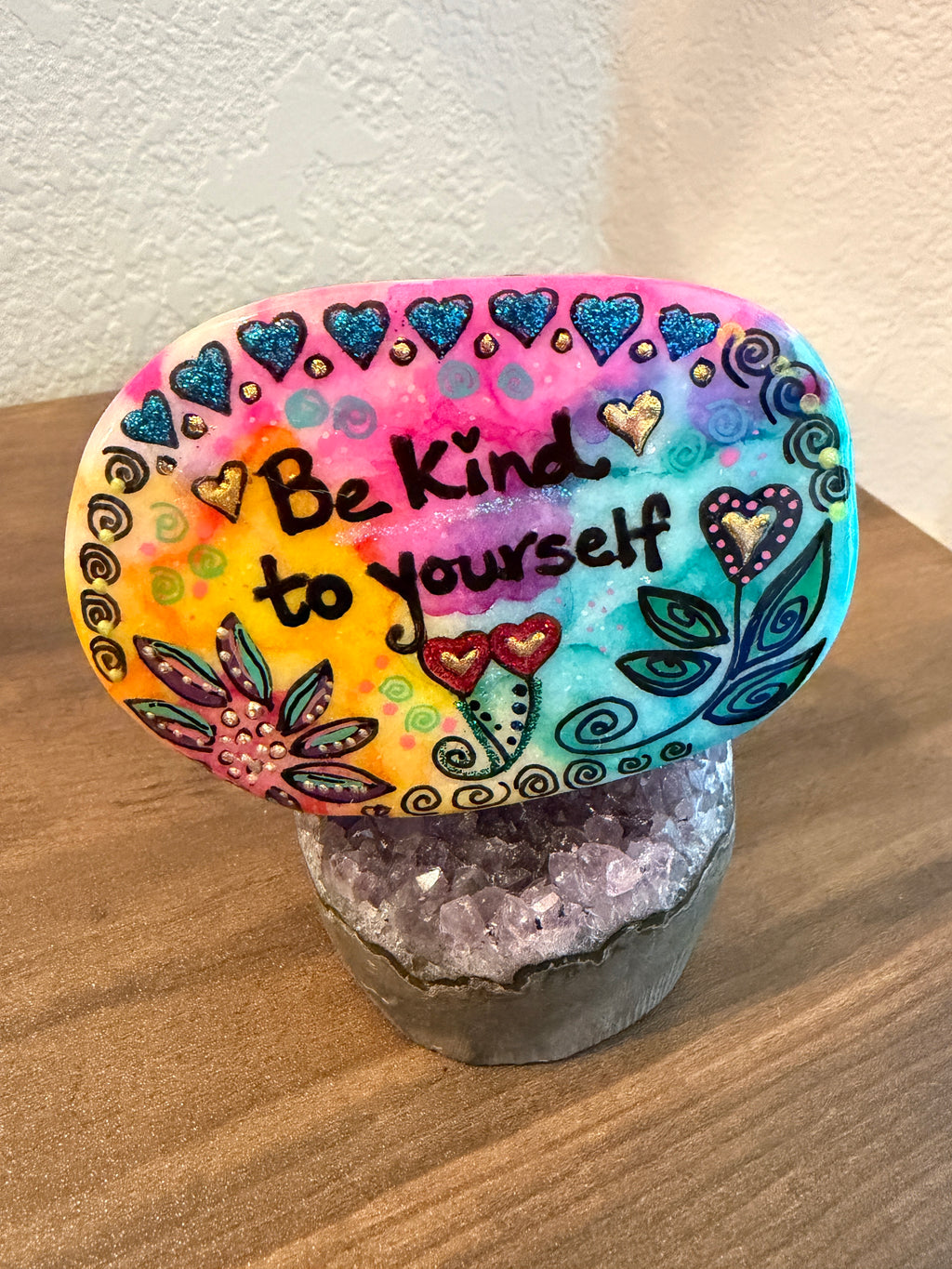 Desk Stone: Be Kind to Yourself