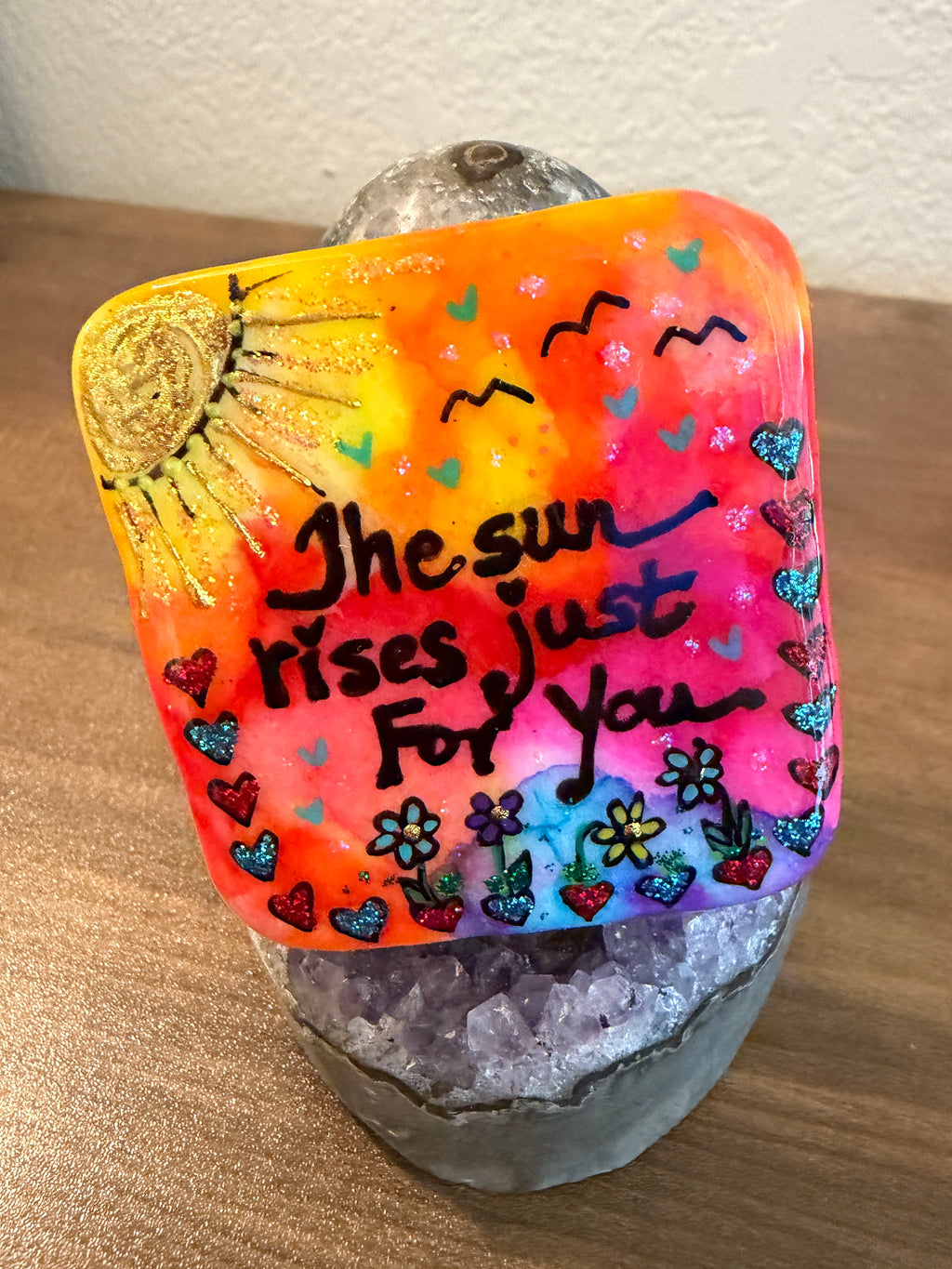 Desk or Pocket Stone: The Sun Rises Just for YOU