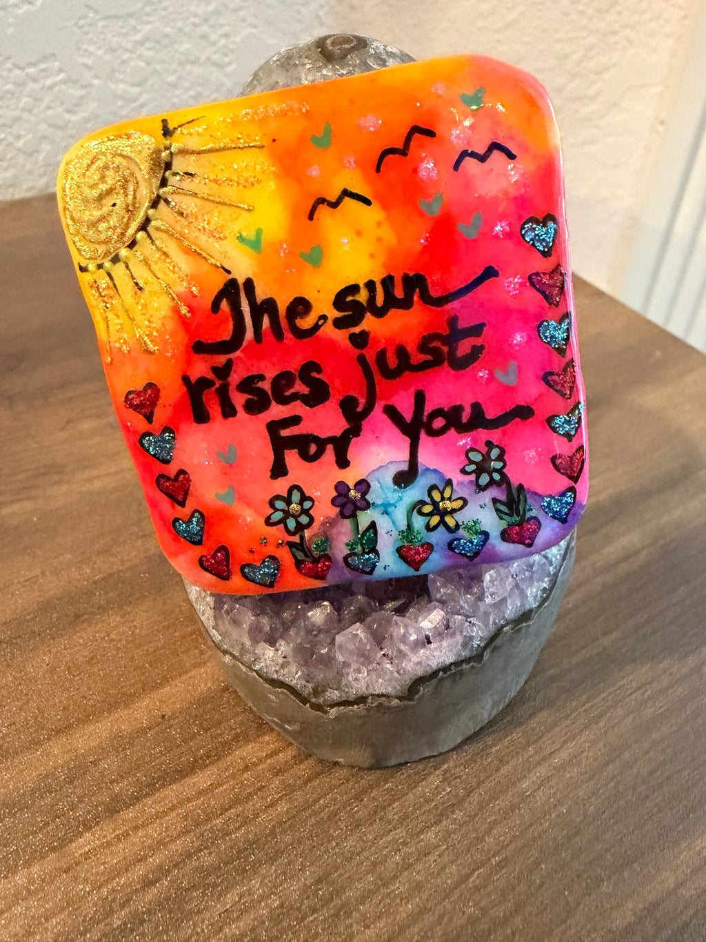 Desk or Pocket Stone: The Sun Rises Just for YOU