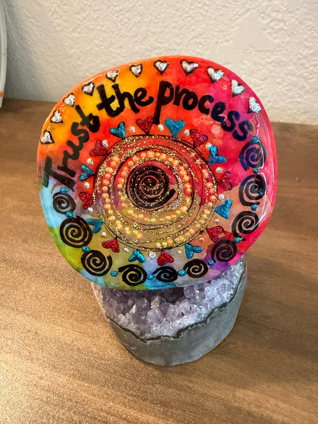Desk Stone: Trust the Process
