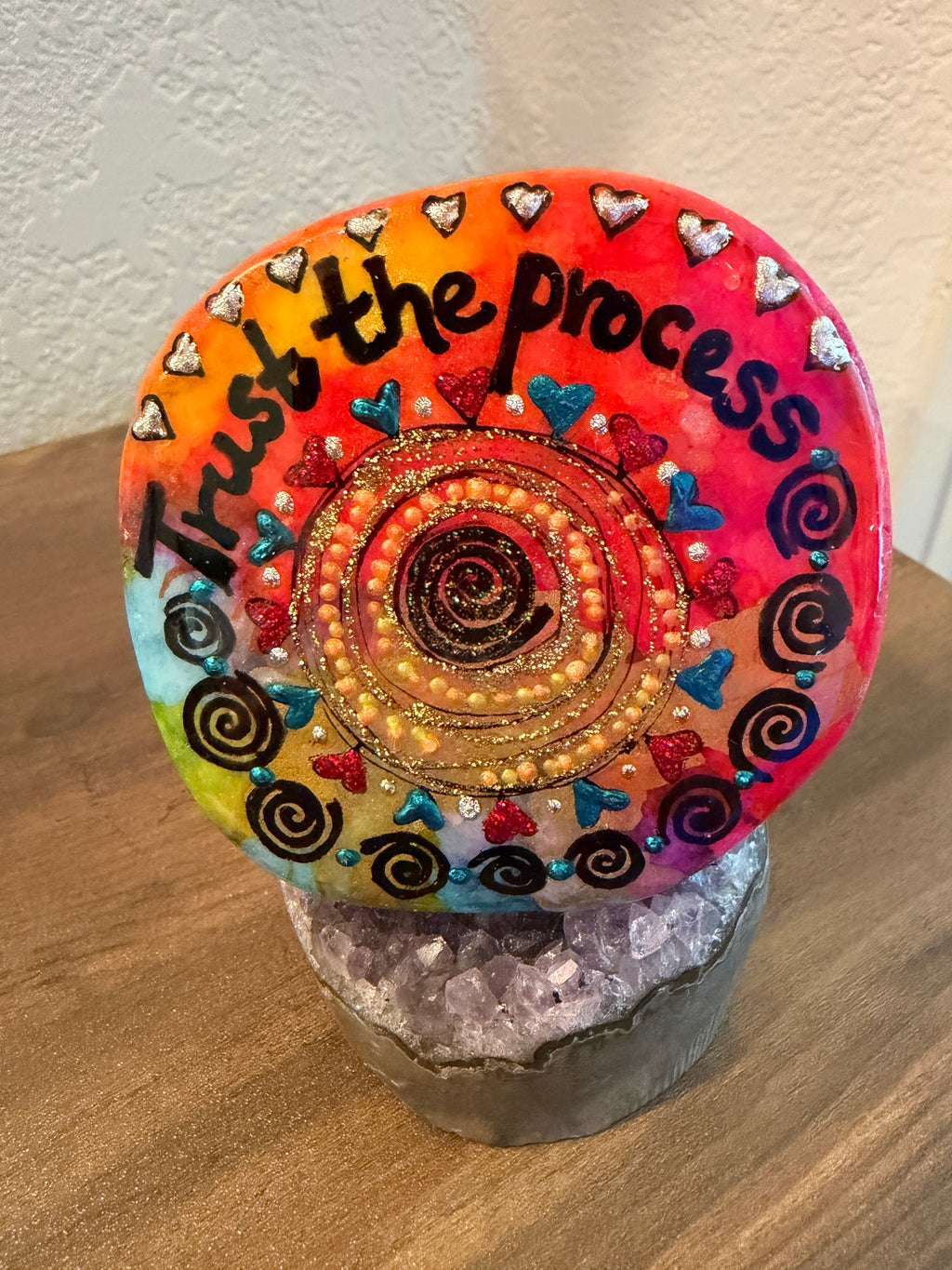 Desk Stone: Trust the Process