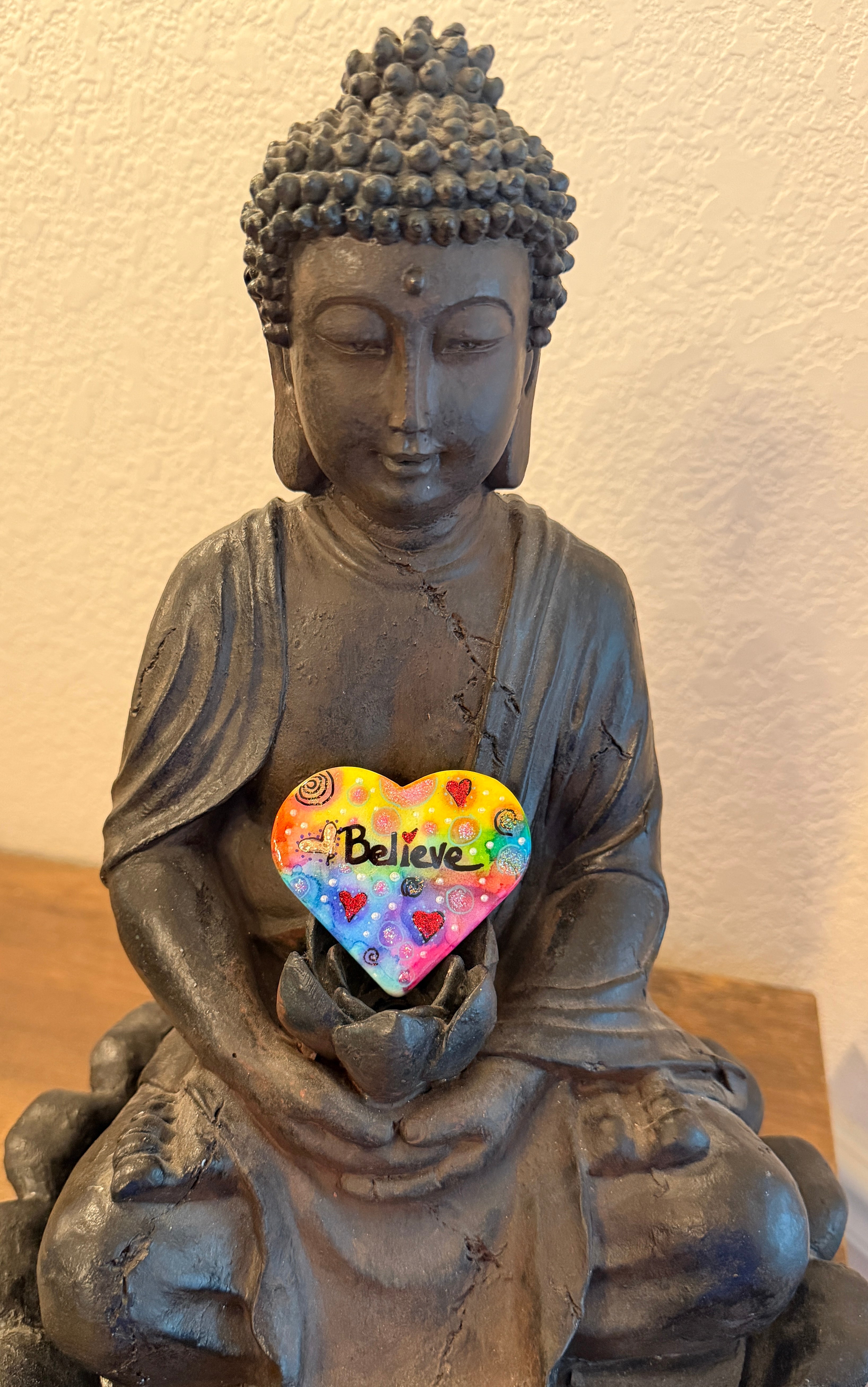 Greek Marble Magnet: Believe