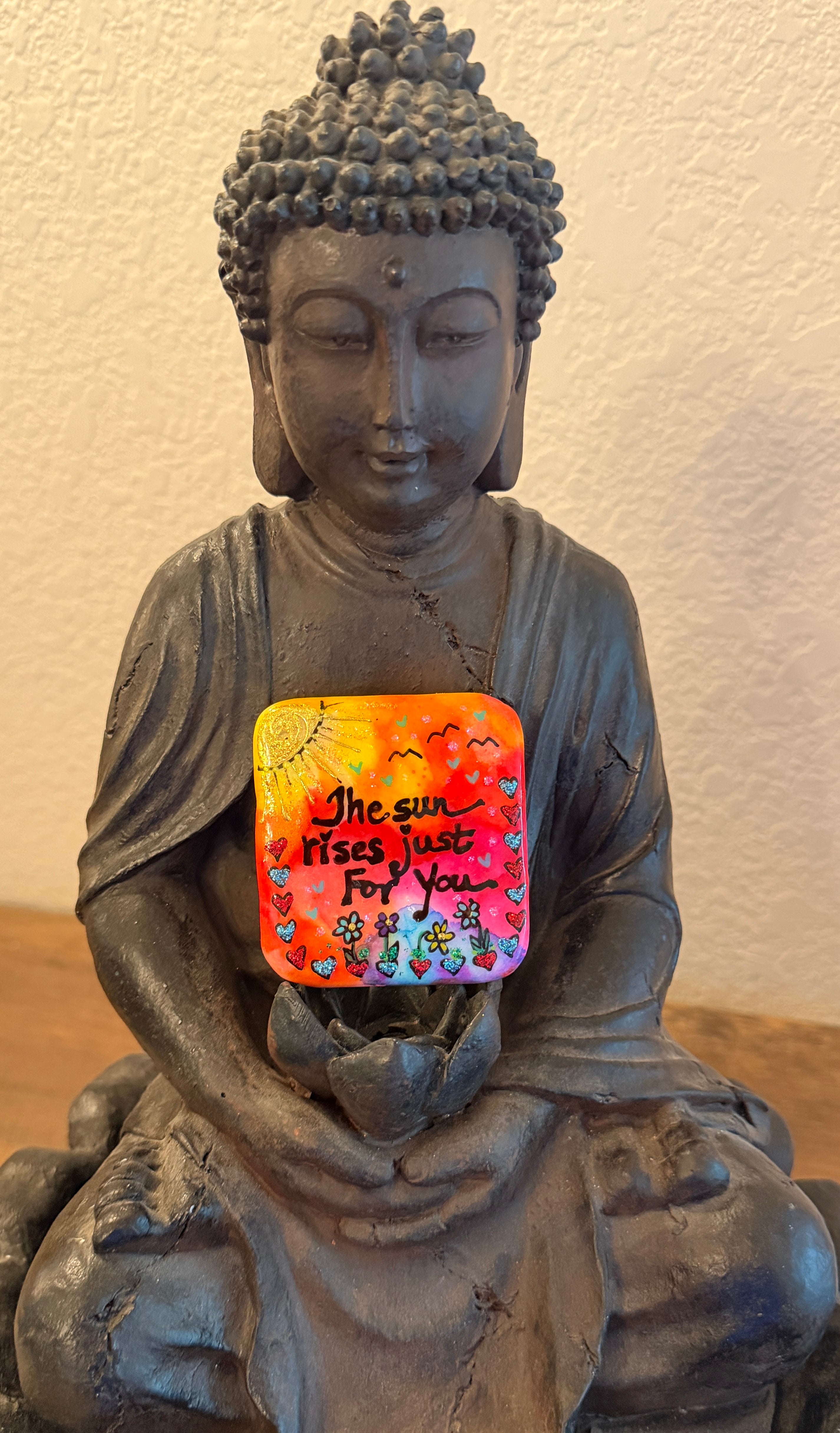 Greek Marble Magnet: The Sun Rises Just for You
